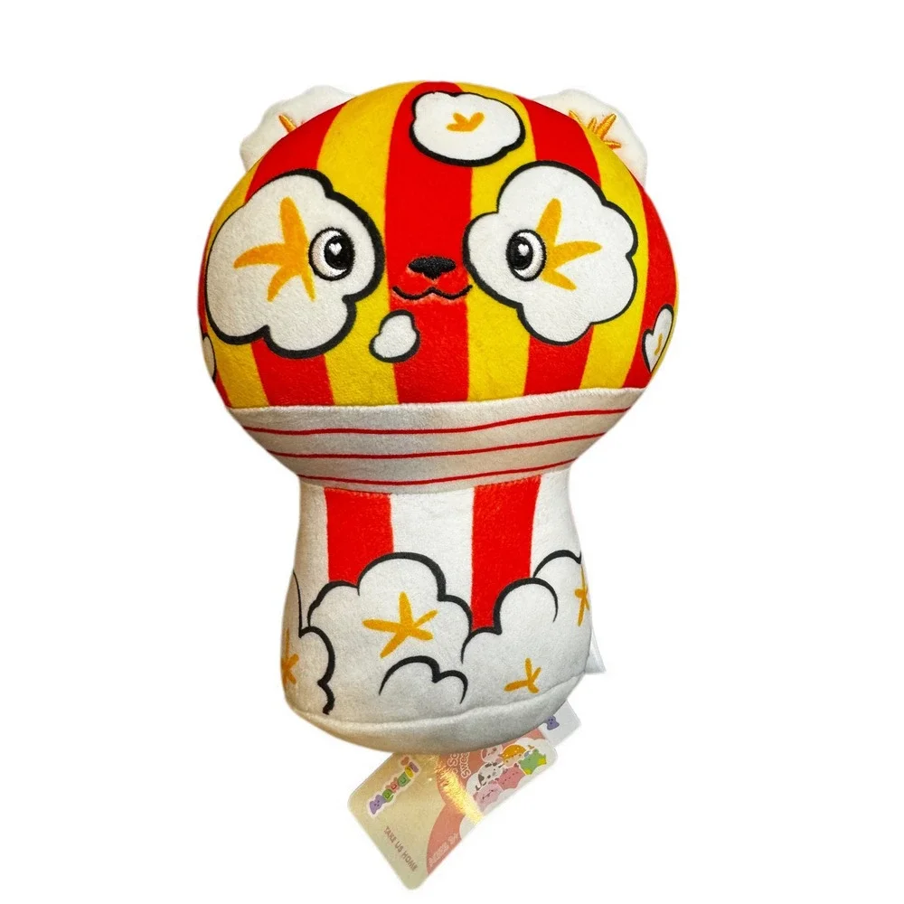 Mewaii Pop Art‎ Popcorn Plush Stuffed Animal Squishy Toy Yellow Red White Cute